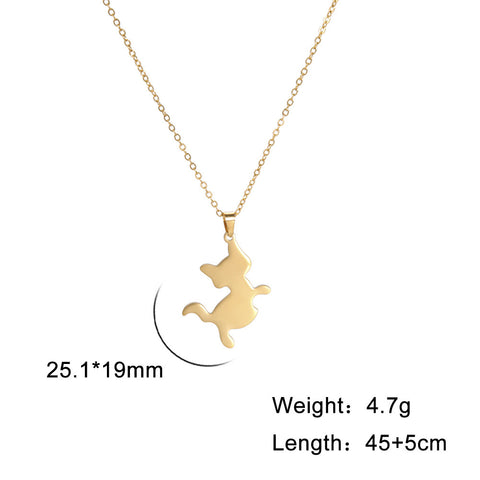 Cartoon Cute And Compact Girls Temperament Clavicle Chain