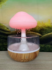 Wholesale Raining Cloud Aroma Mushroom Lamp Aromatherapy Essential Oil Diffuser Micro Humidifier Raining Cloud Night Light