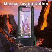 No Accessories 2 In 1 DIY Audio Crystal Light And Bluetooth Speaker Gift Touch Resin Night Light